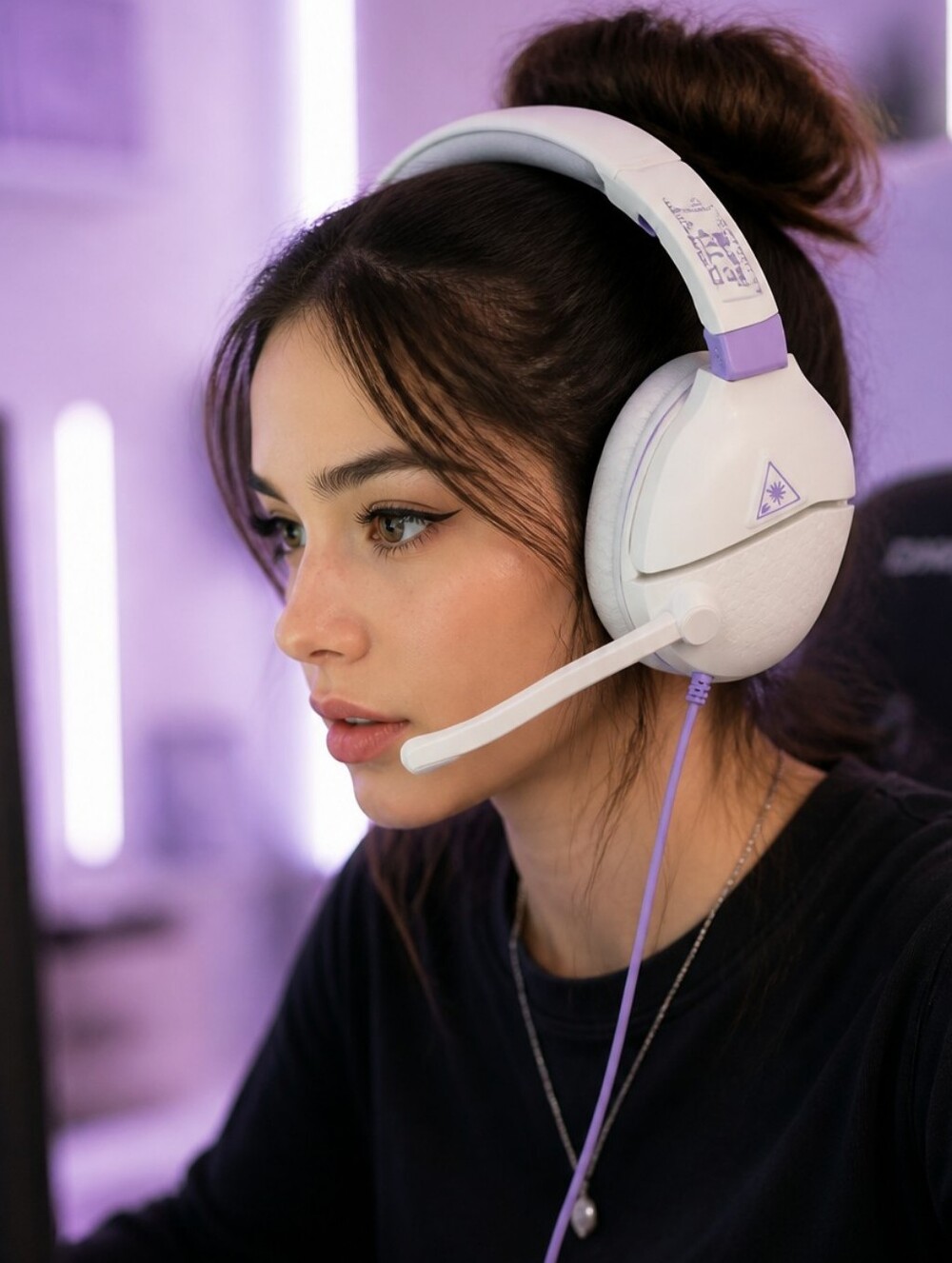 Turtle Beach Recon Spark Gaming Headset White Lavender Wired Xbox PS5 PC Gamer